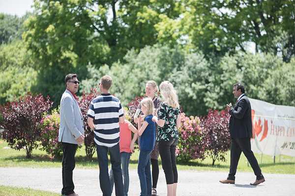 PaxUnity volunteers engaging with the community